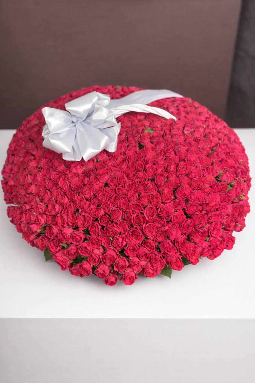 501 Роза в корзине