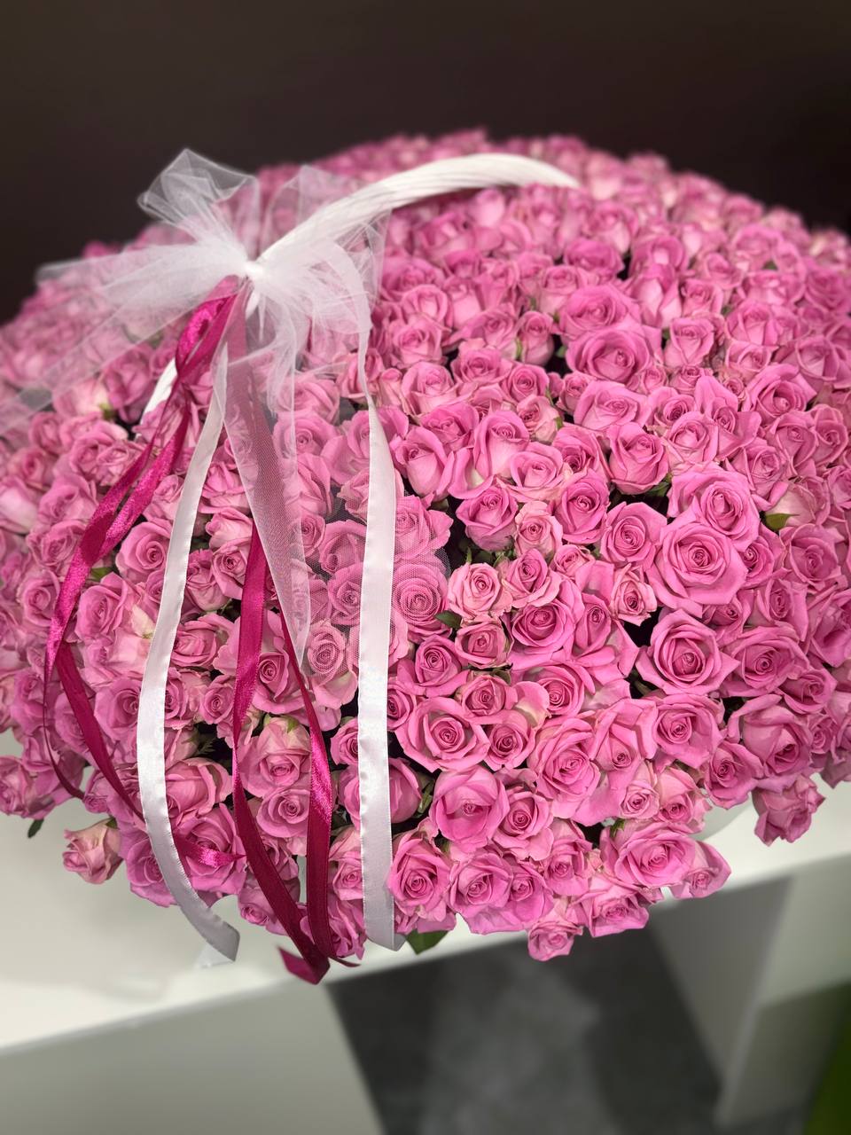 501 Роза в корзине