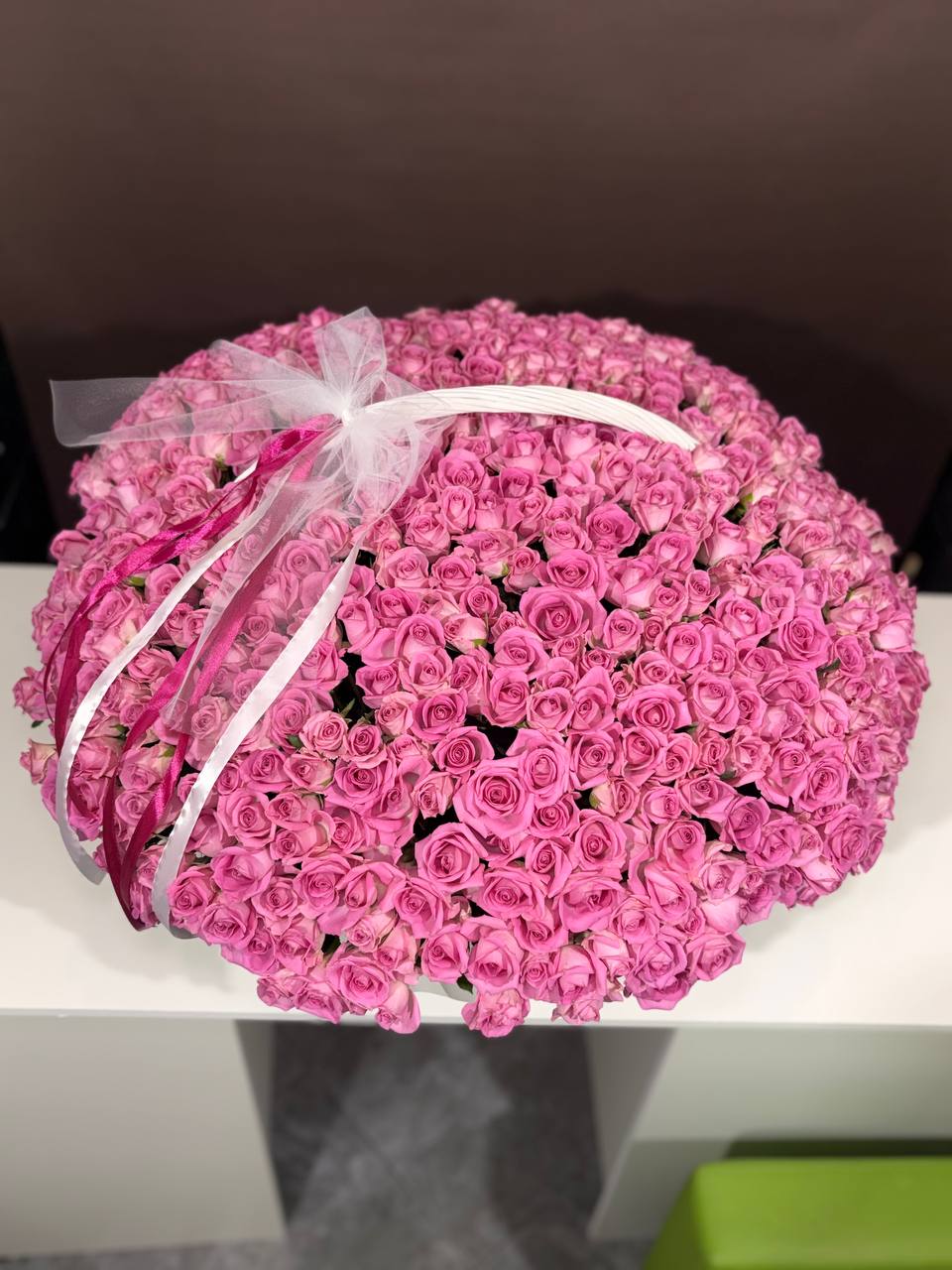 501 Роза в корзине