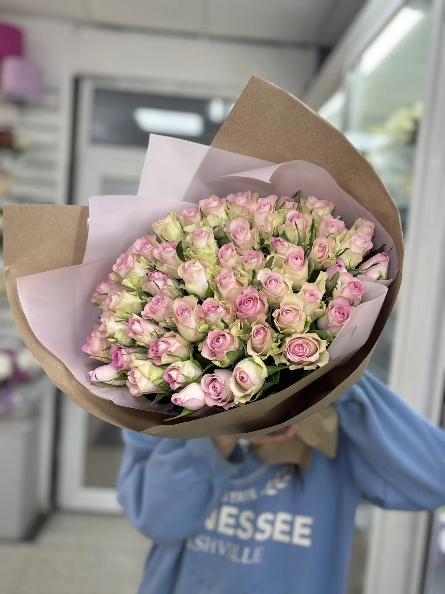 букет 51 роза 50см