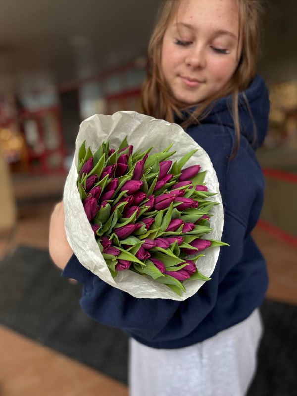 банч тюльпанов 50 шт