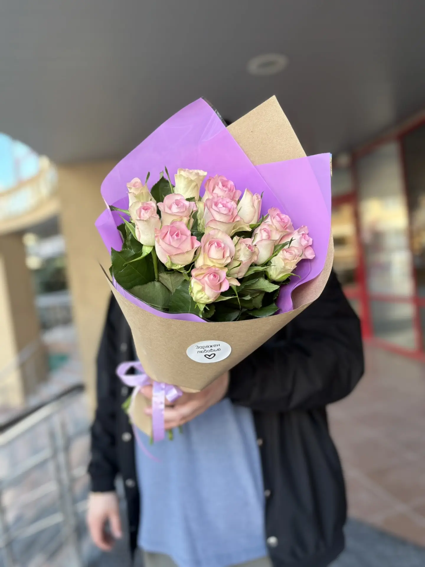 букет 15 роз