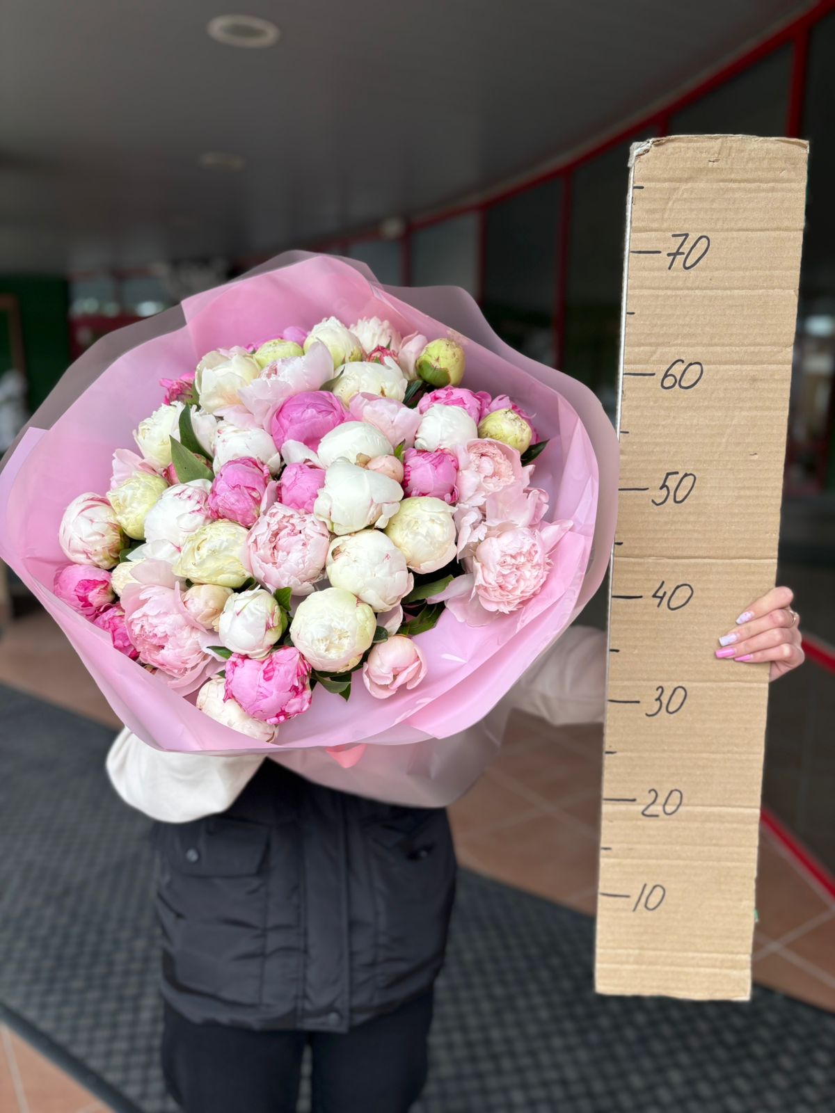 Букет из 51 пиона