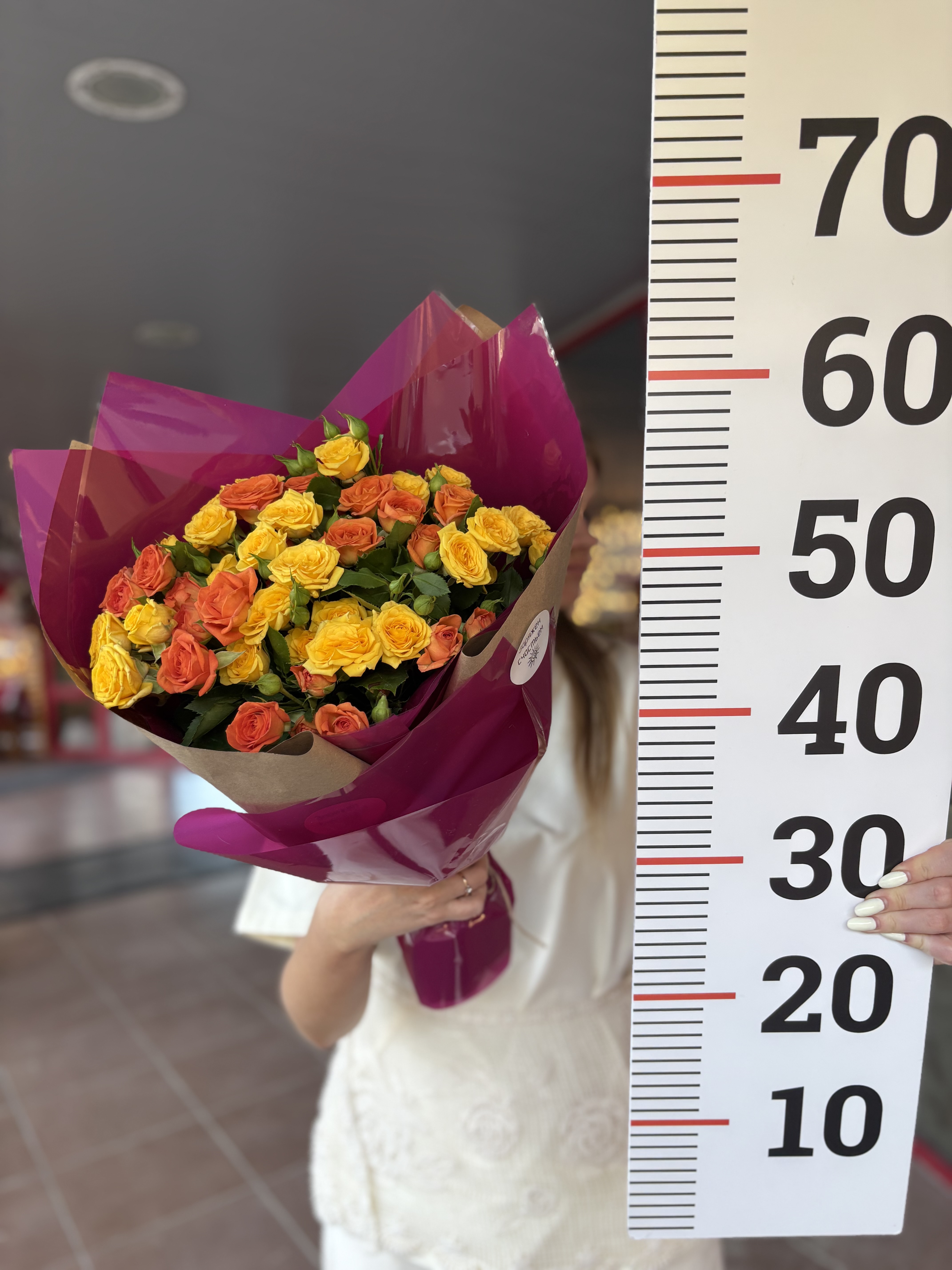 Букет кустовых роз