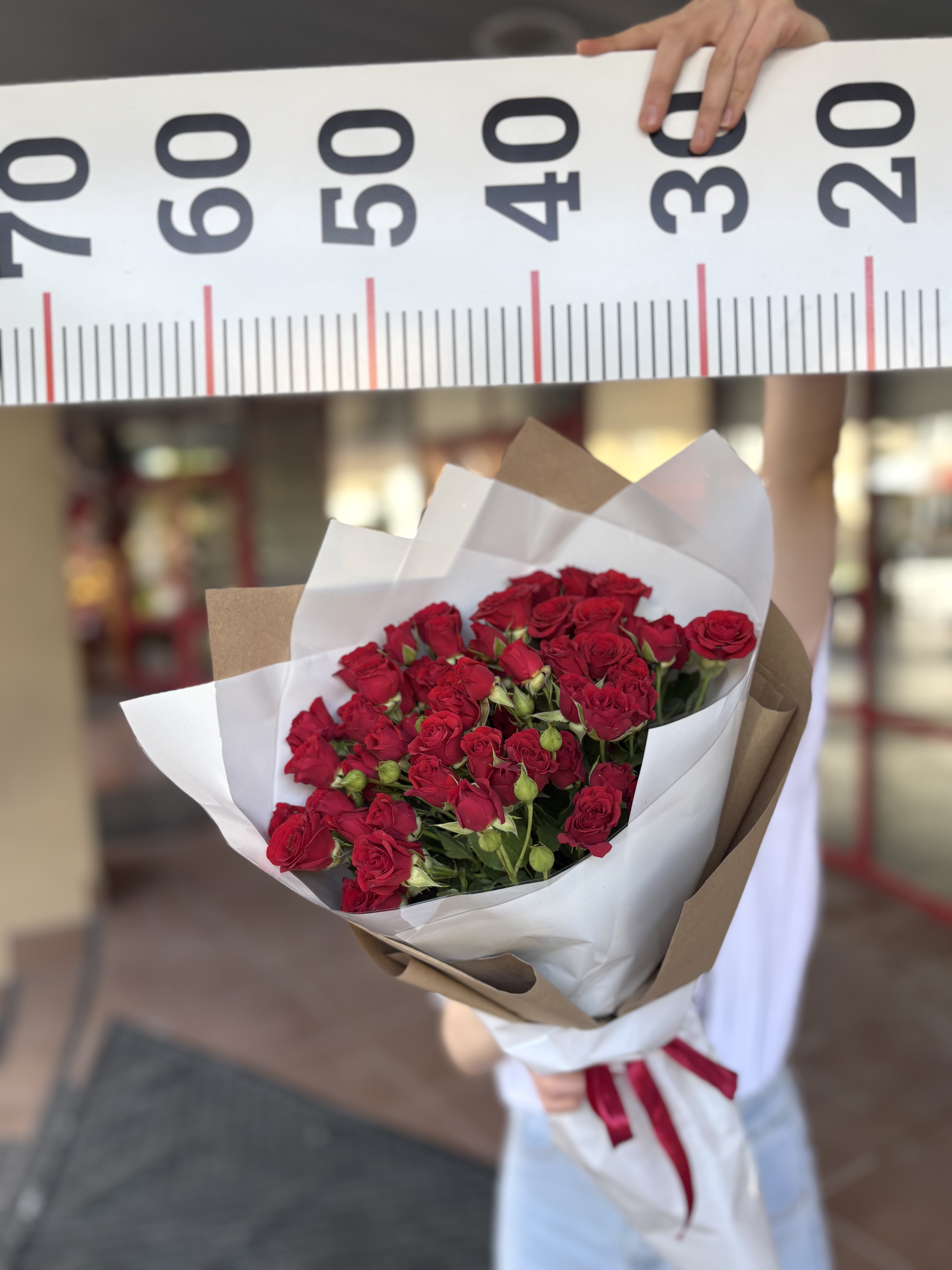 Букет кустовых роз