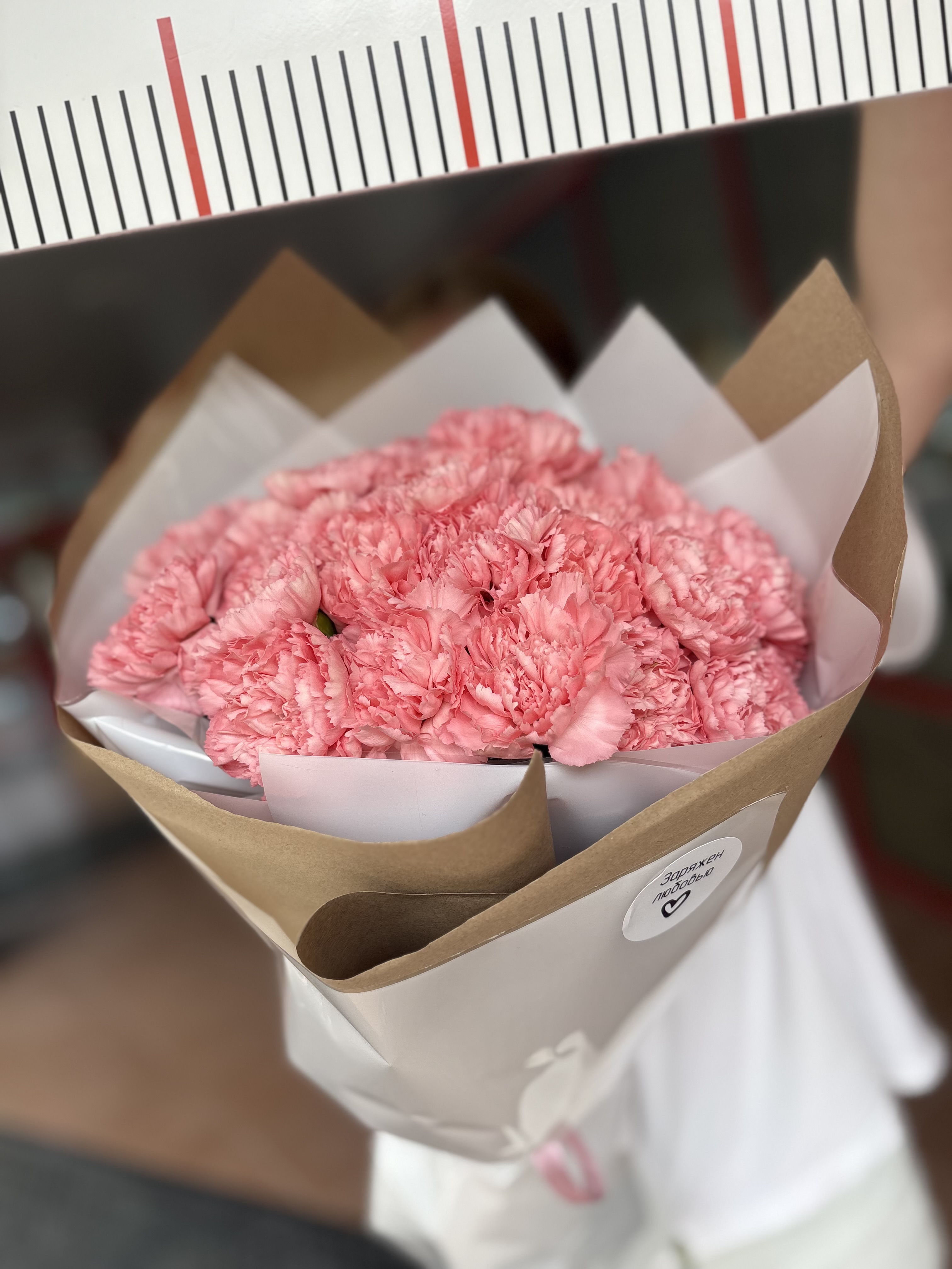 Букет 25 диантусов