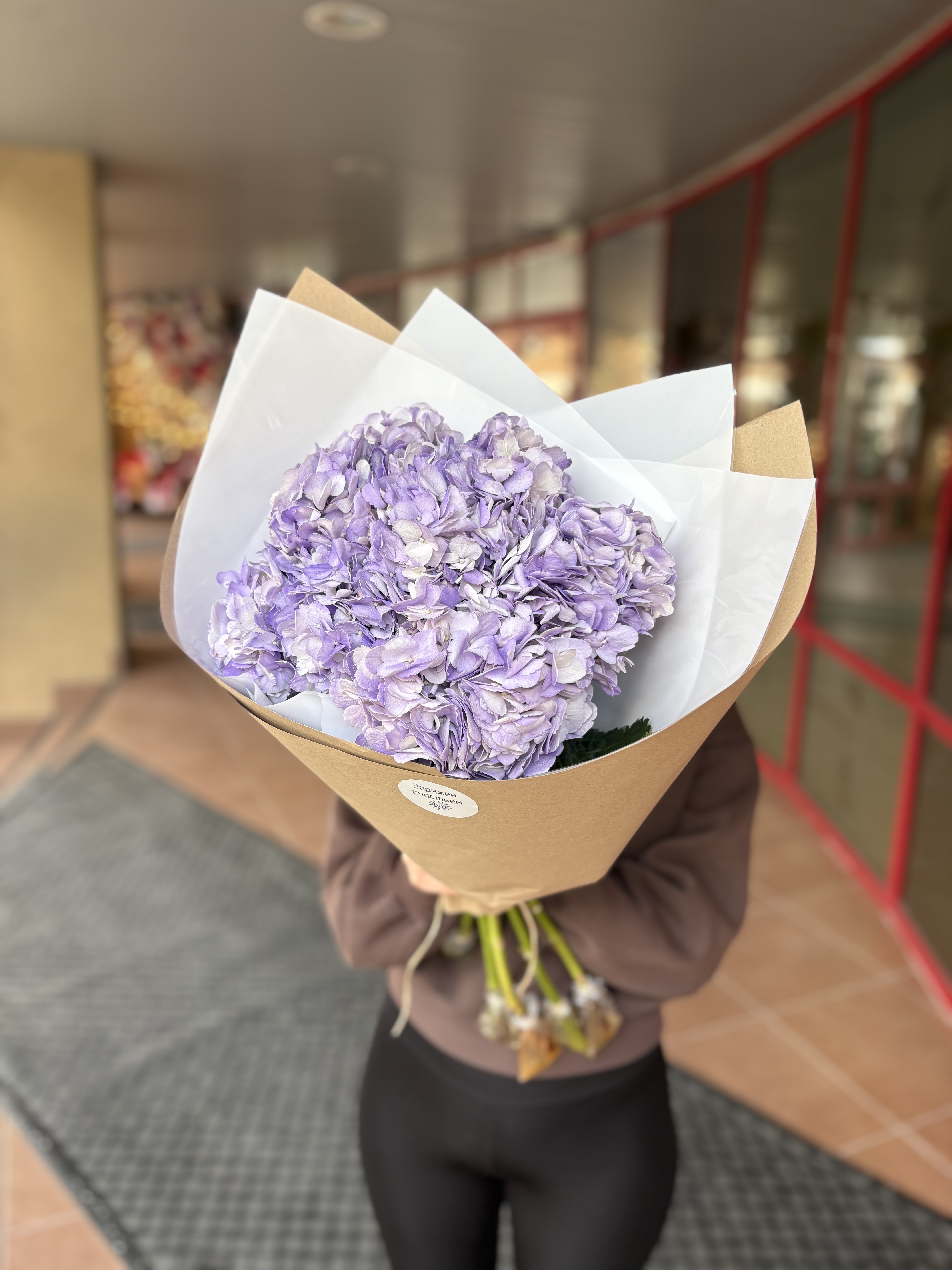 Букет из 5и гортензий