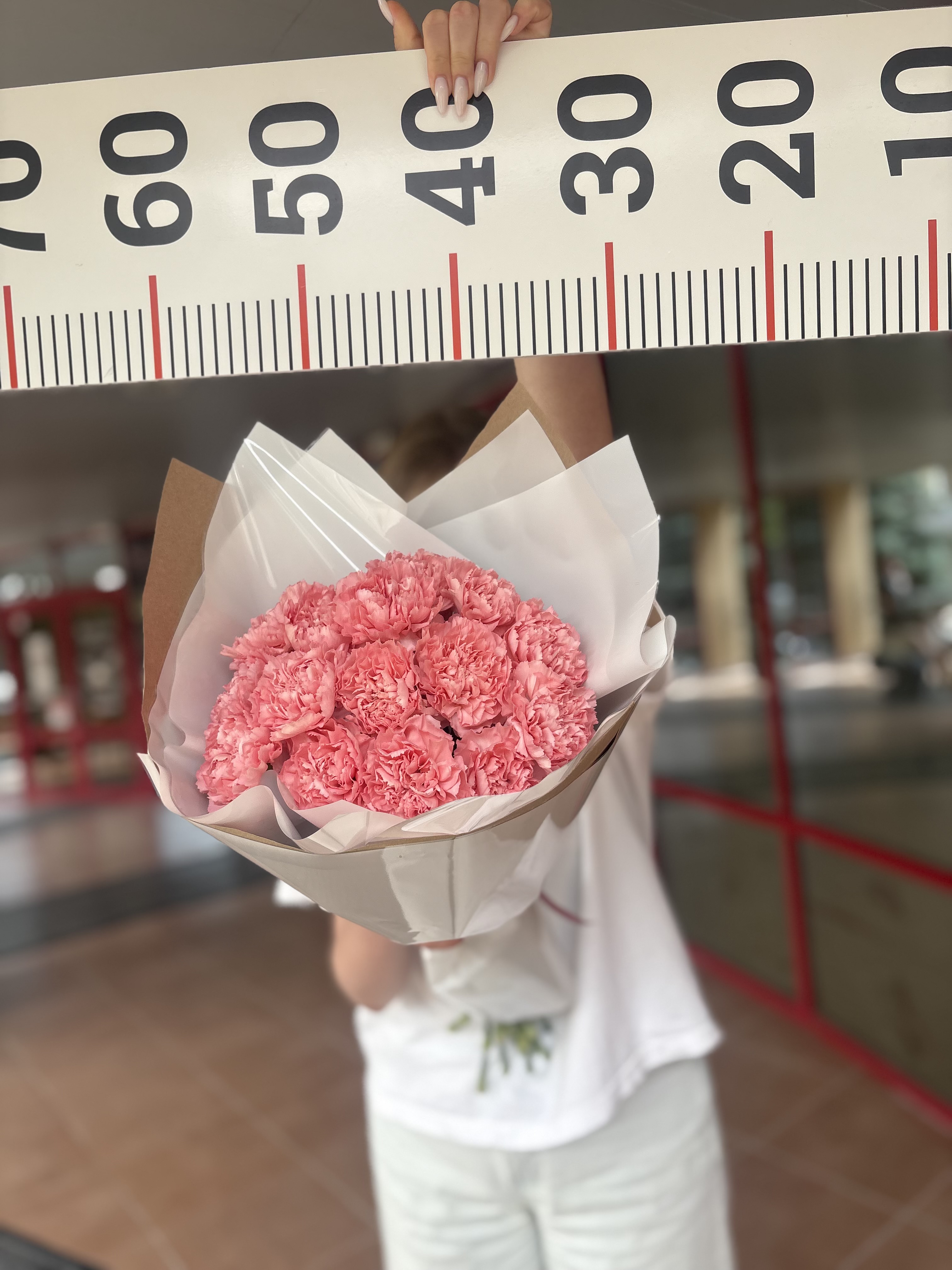 Букет 15 диантусов