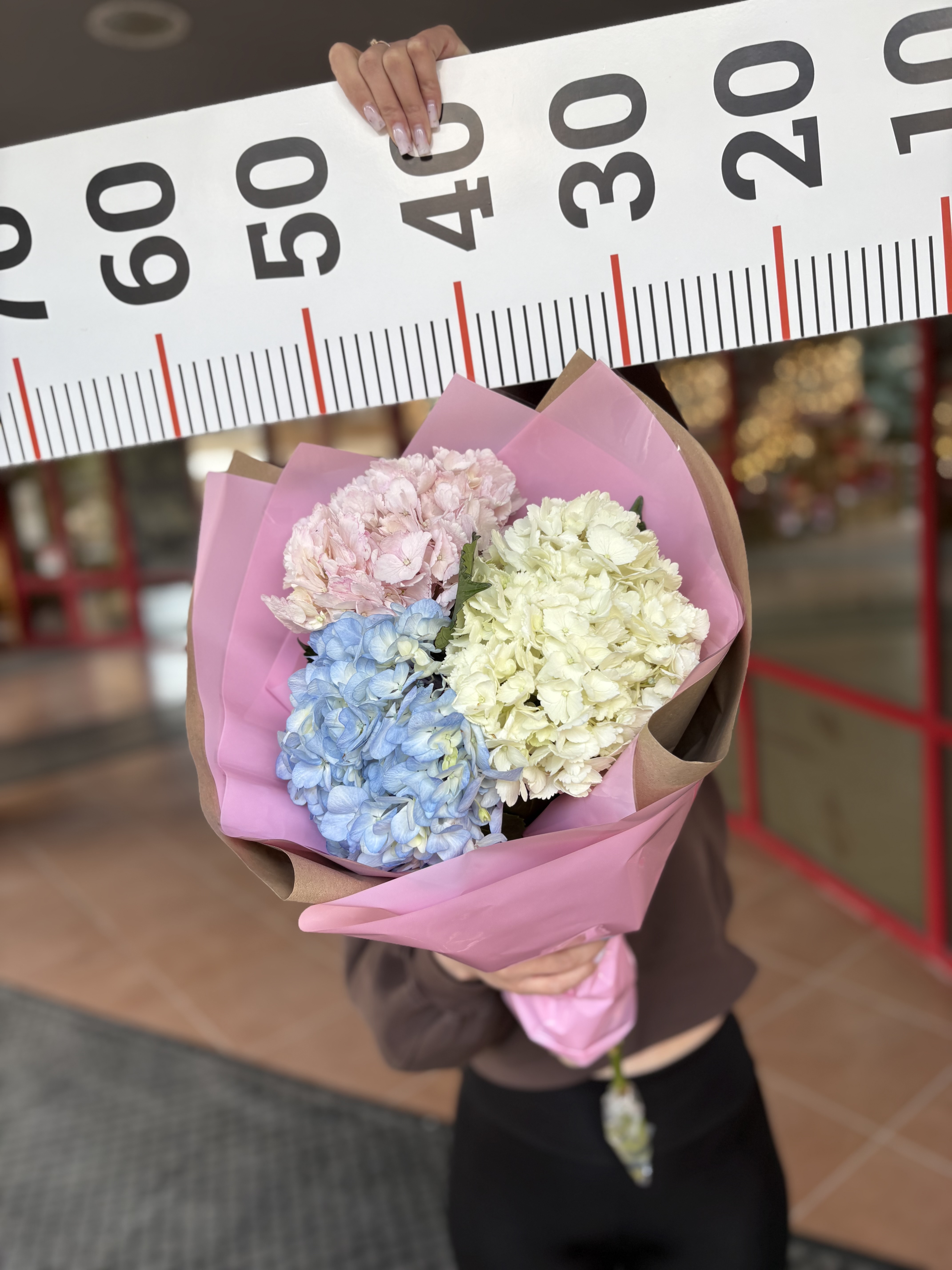 Букет из 3х гортензий