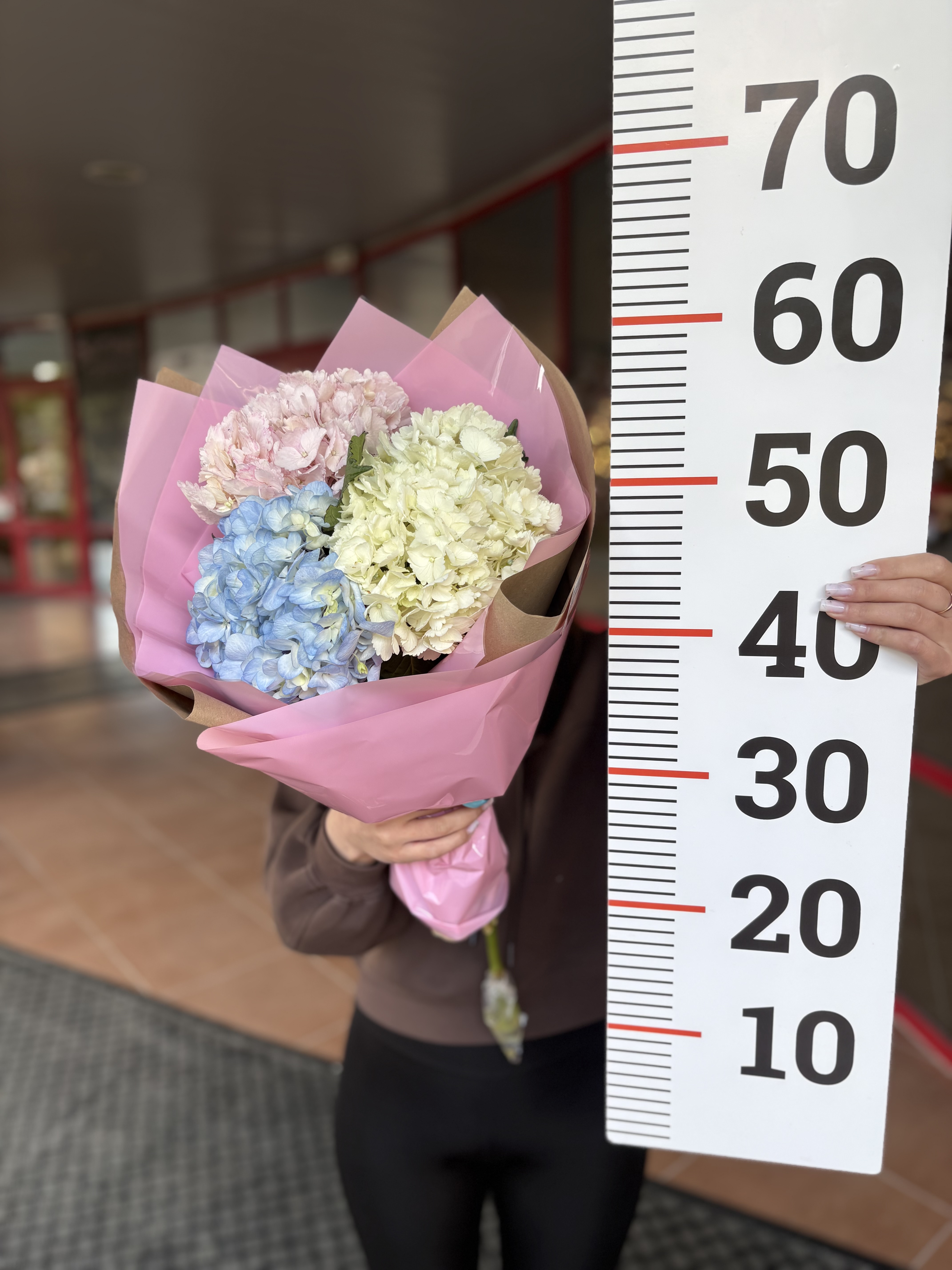 Букет из 3х гортензий