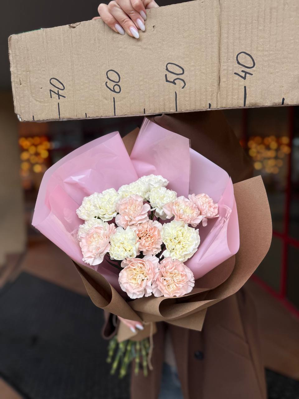 Букет 15 диантусов