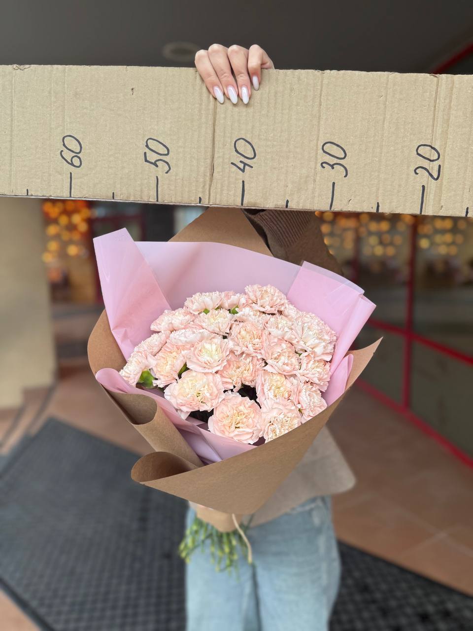 Букет 25 диантусов