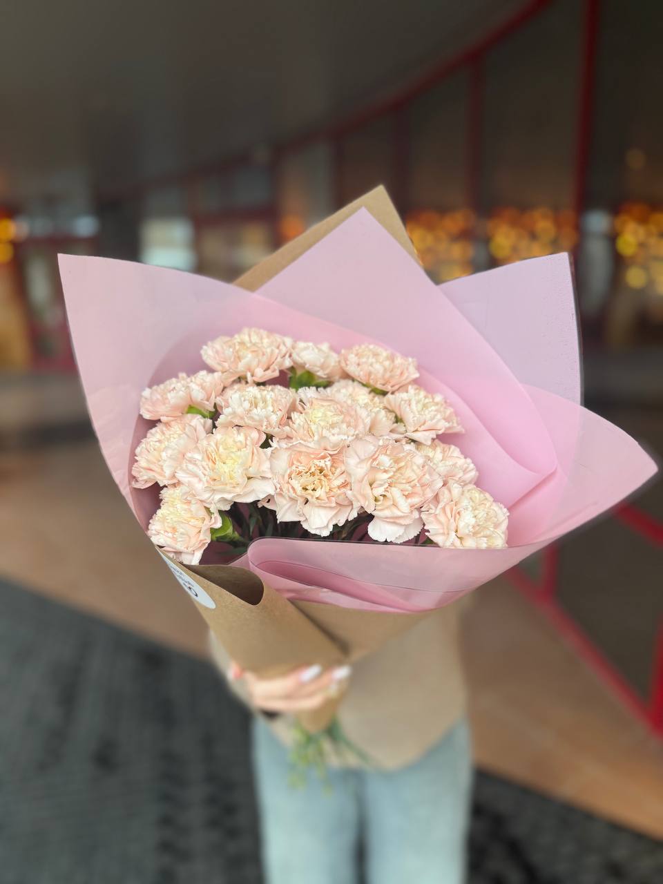 Букет 15 диантусов