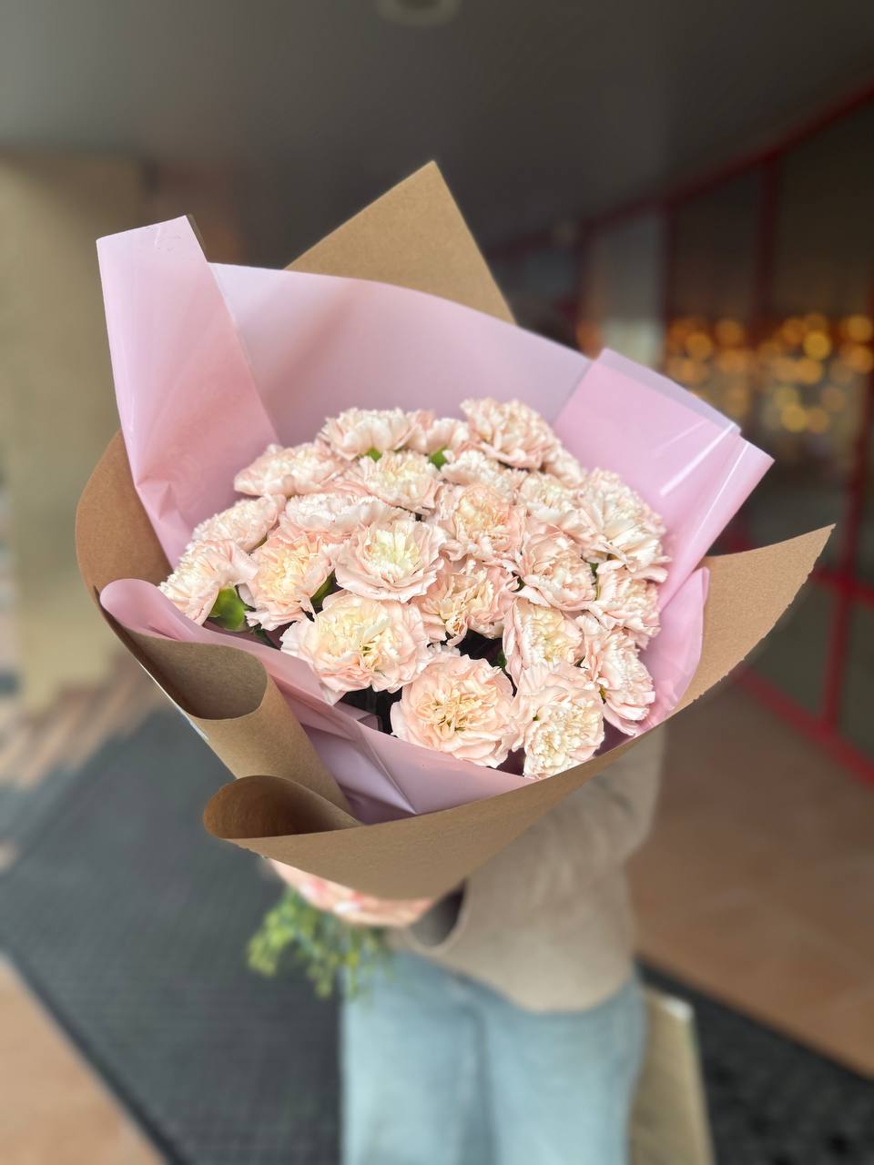 Букет 25 диантусов