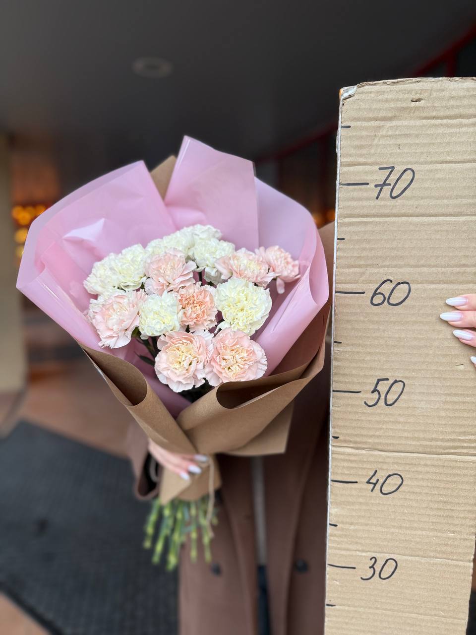 Букет 15 диантусов