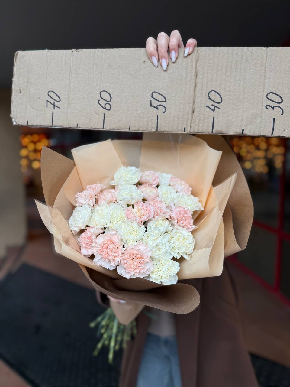 Букет 25 диантусов