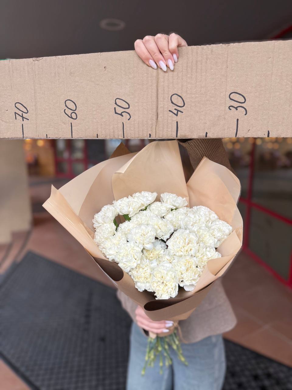 Букет 25 диантусов