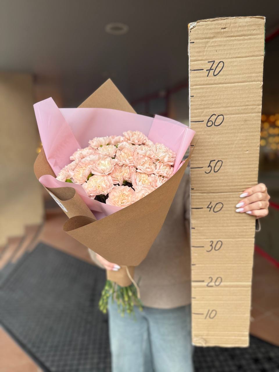 Букет 25 диантусов