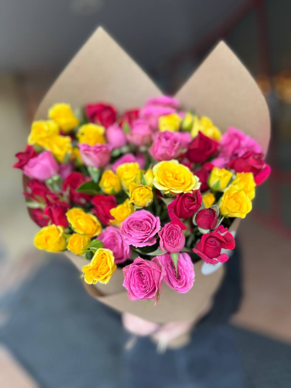 Букет кустовых роз