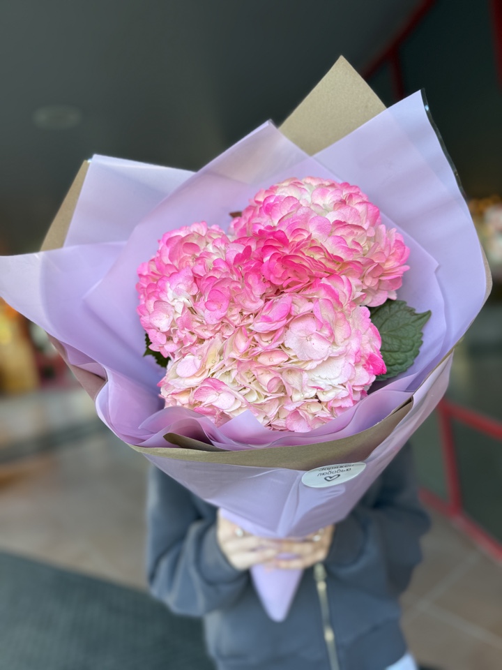 Букет из 3х гортензий