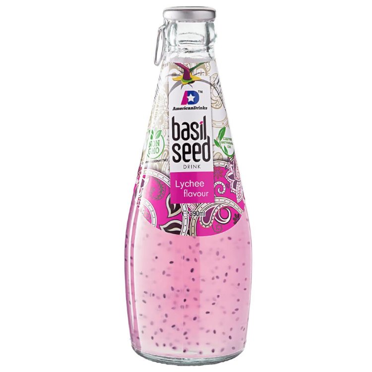 Напиток Basil Seed сокосодержащий со вкусом фантастический личи 290г