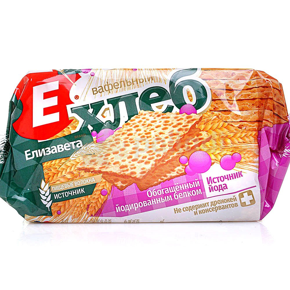 Елизавета Вафельный хлеб обогащенный йодированным белком 80г