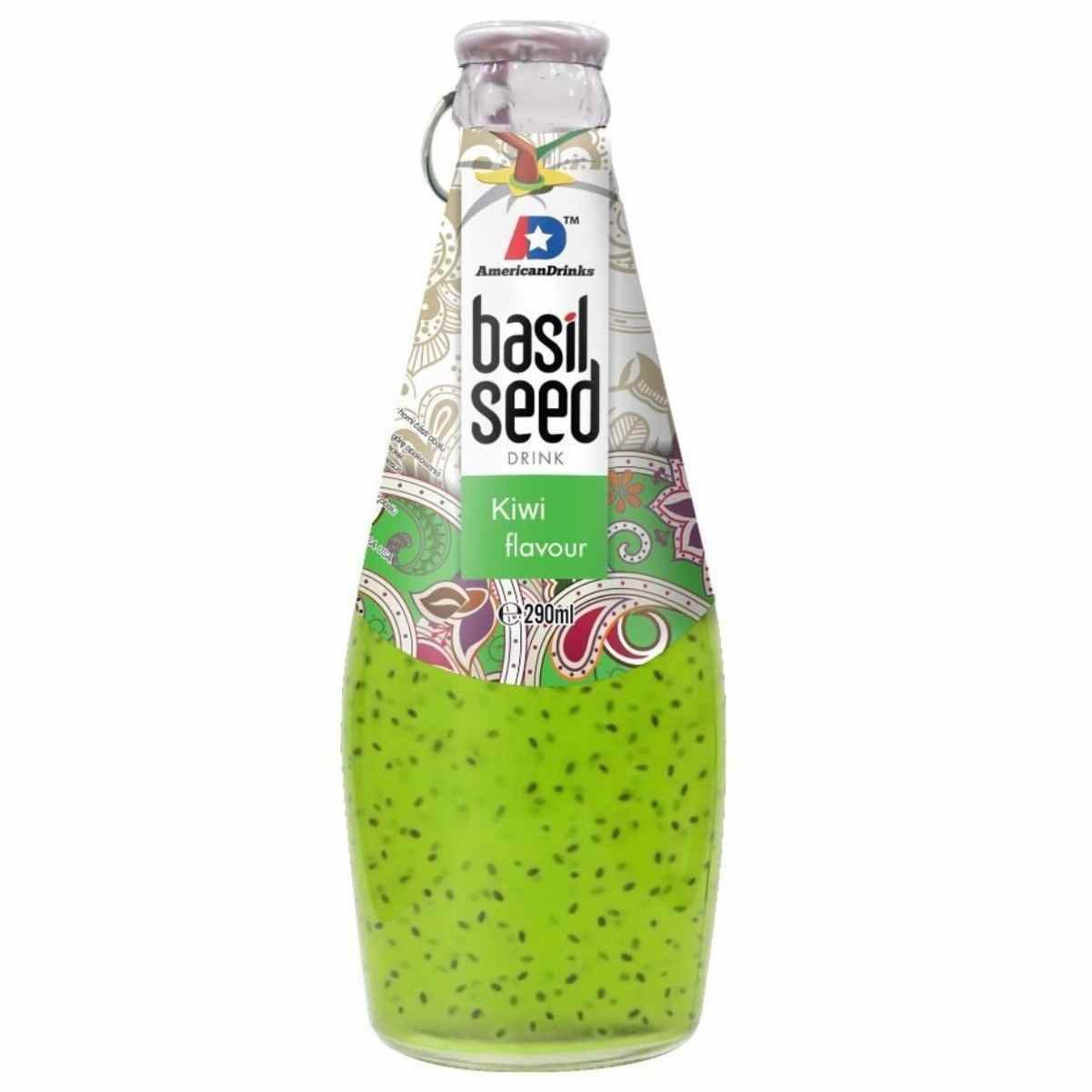 Напиток Basil Seed сокосодержащий со вкусом киви 290г