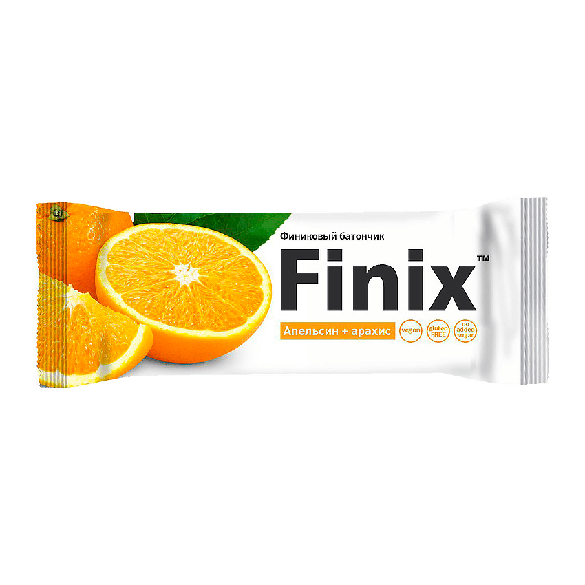 Финиковый батончик Finix с ахарисом и апельсином 30г
