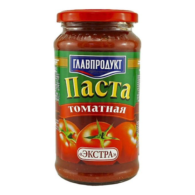 Паста томатная Главпродукт с/б 480г