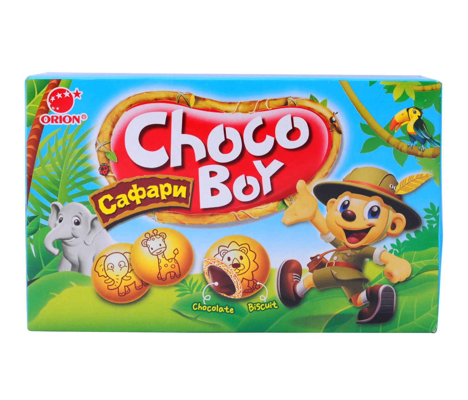 Orion Choco-Boy Safari Печенье 42г