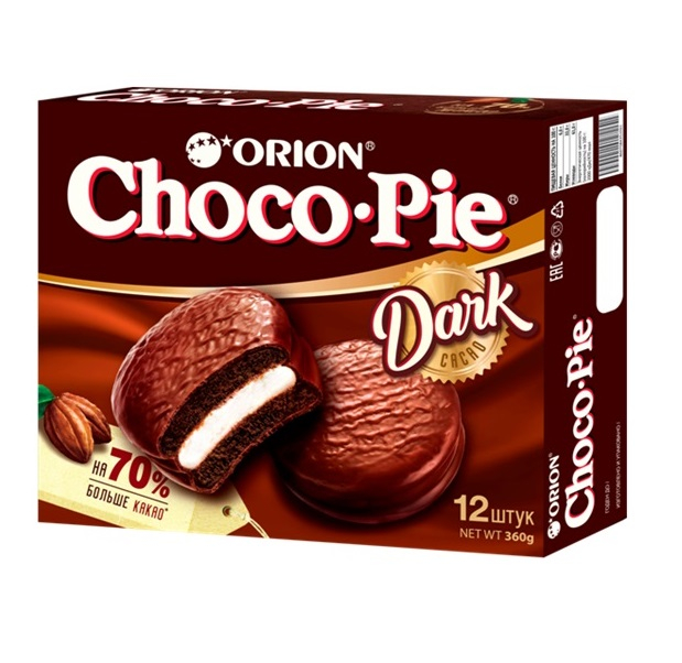 Orion Choco-Pie Dark Пироженое 360г