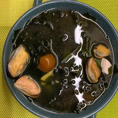 Мисо с мидиями