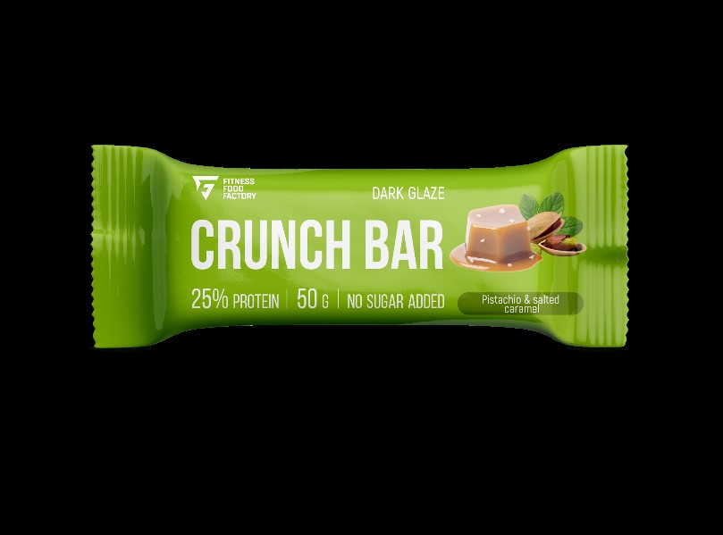 Батончик протеиновый Crunch фисташка и сол. карамель 50 гр.