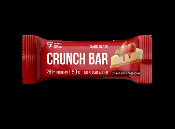 Батончик протеиновый Crunch клубнич. чизкейк 50 гр.