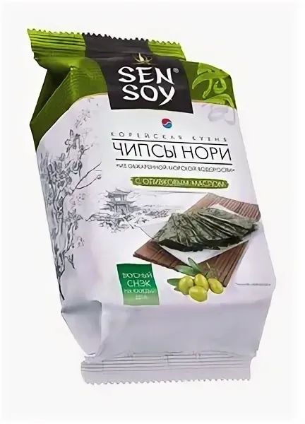 Чипсы нори Olive из морской водоросли 4,5 гр.