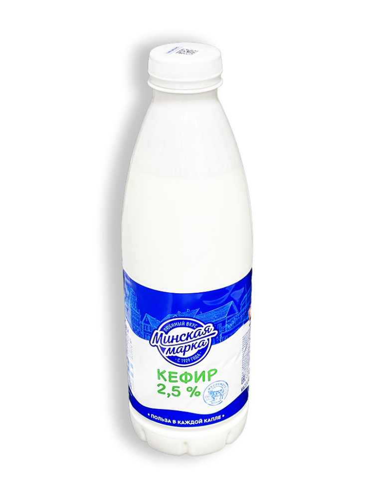 Кефир "Минская марка" пэт 0,9 кг. 2,5%
