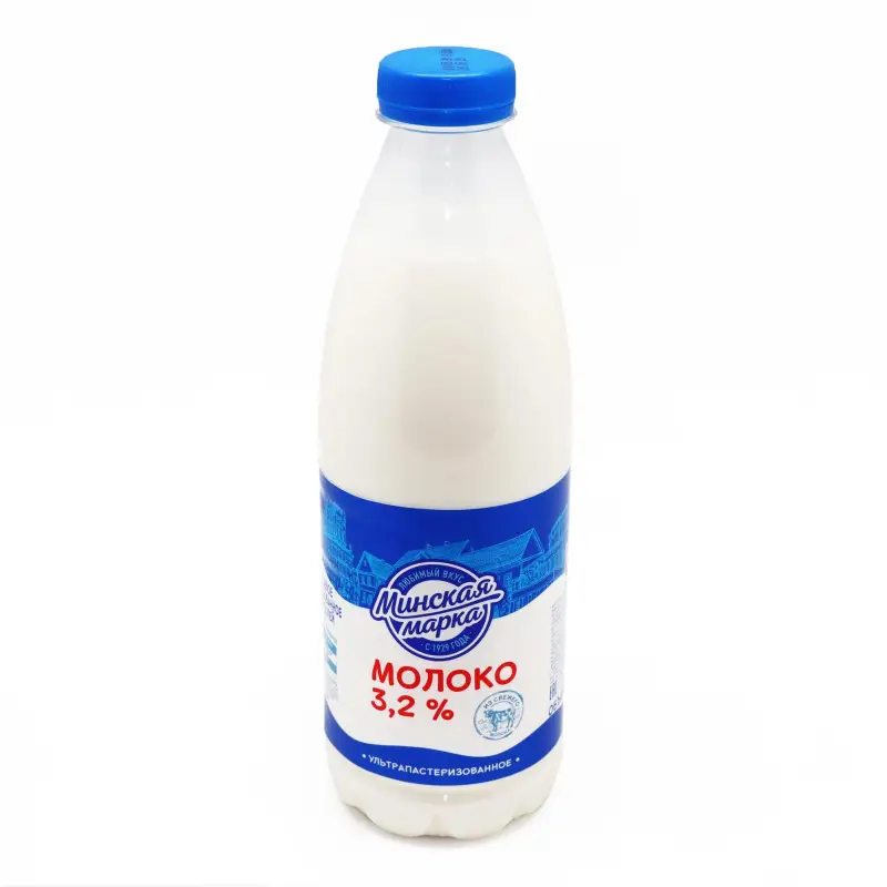 Молоко "Минская марка" пэт 0,9 л. 3,2%