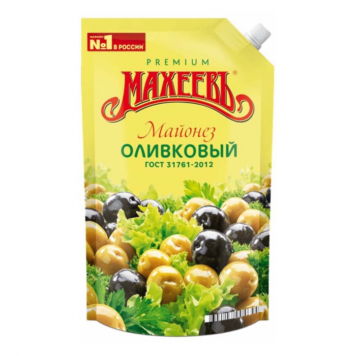 Майонез Оливковый 50,5% д/п 380 гр. Махеевъ