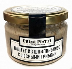 Primi Piatti Паштет из шампиньонов с лесными грибами