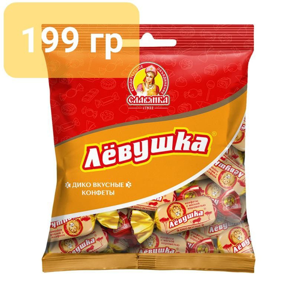 Конфеты "Лёвушка" глазир. 0,199 гр.