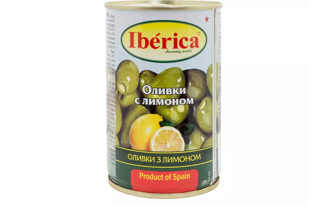 Оливки Иберика с лимоном/черн.перец ж/б 300г