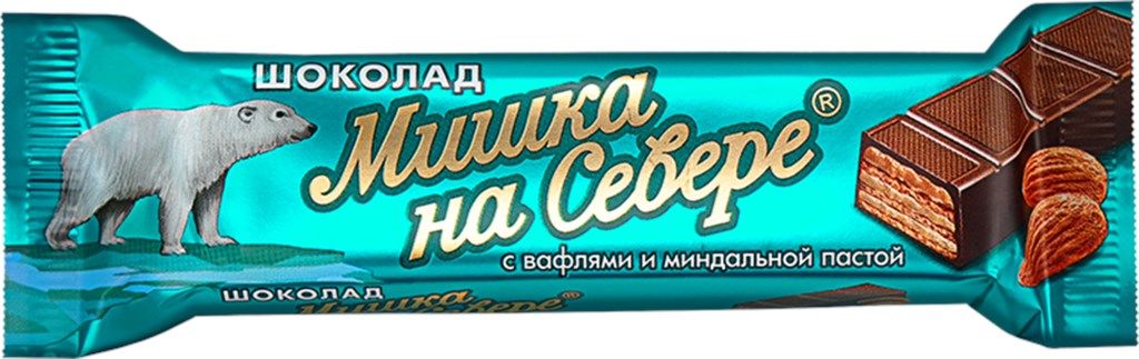 Мишка на севере экстрамолоч. с ваф. и миндалем 0,040 гр.