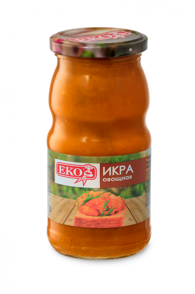 Икра овощная с/б 480г ЕКО