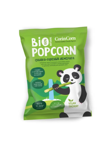 Кукуруза лопающаяся Попкорн сладко-соленый Демерара 40г