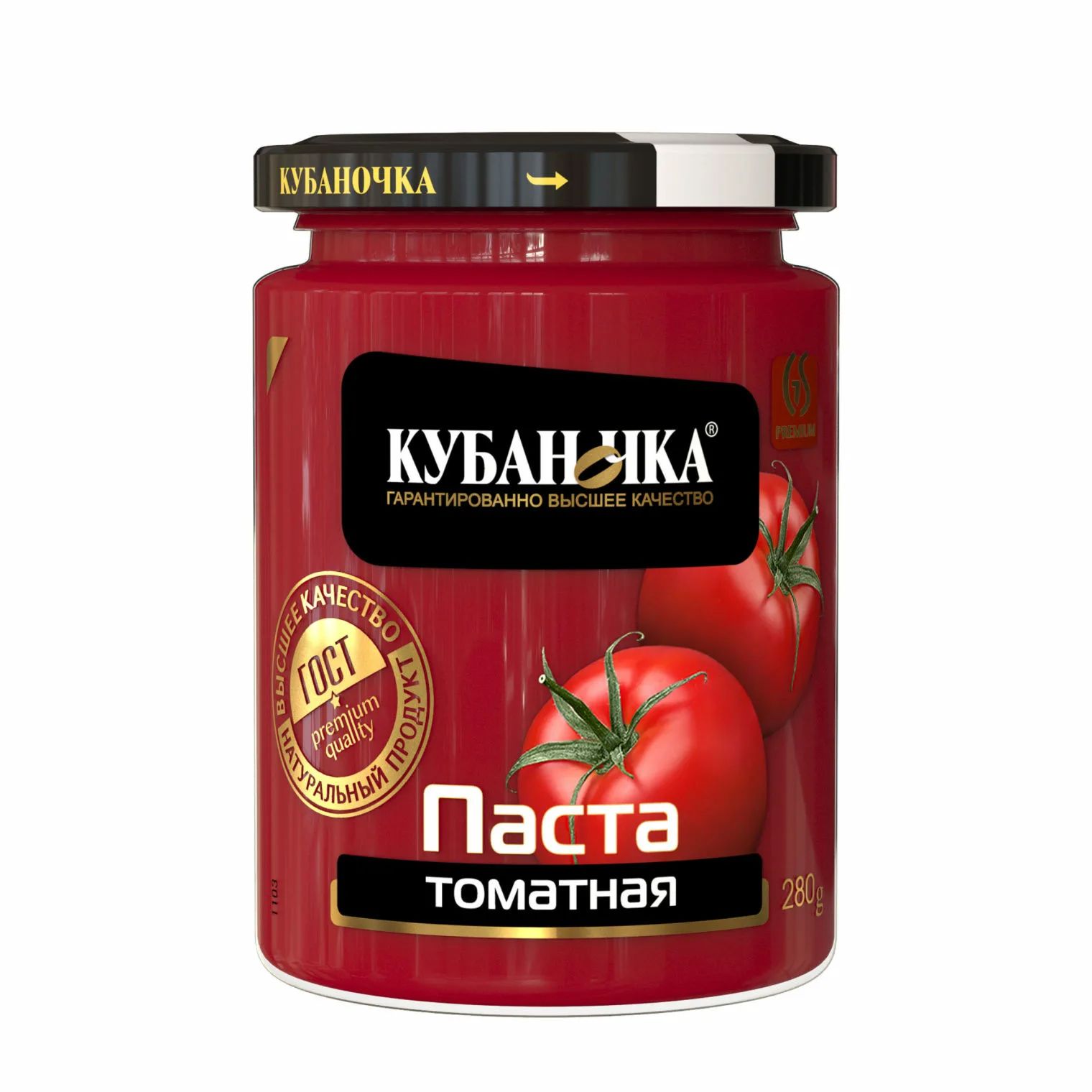 Томатная паста Кубаночка с/б 280г