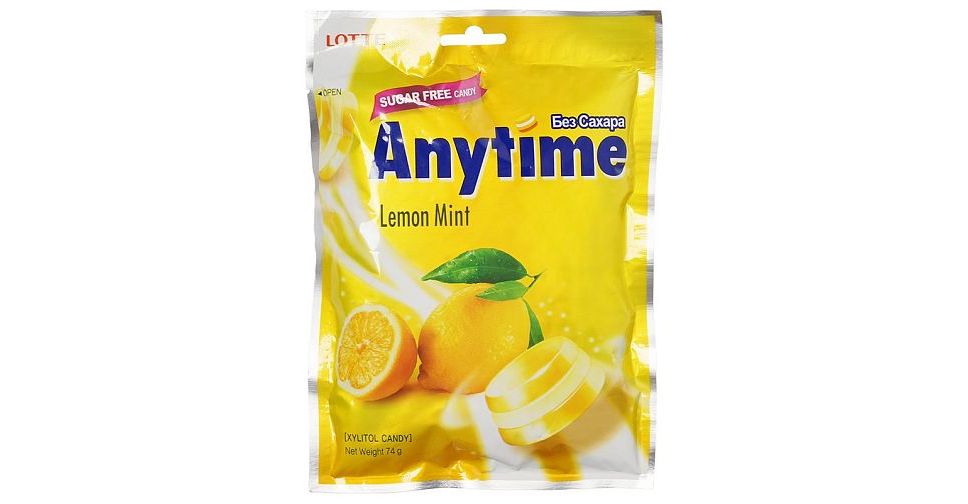 Карамель Anytime лимон 20шт