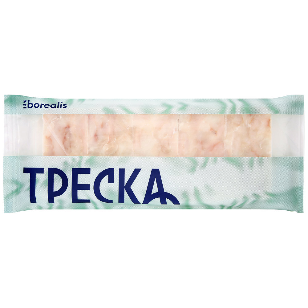 НР Треска филе ц/часть без кожи без костей с/м 400г. д/п 1/10 BR111