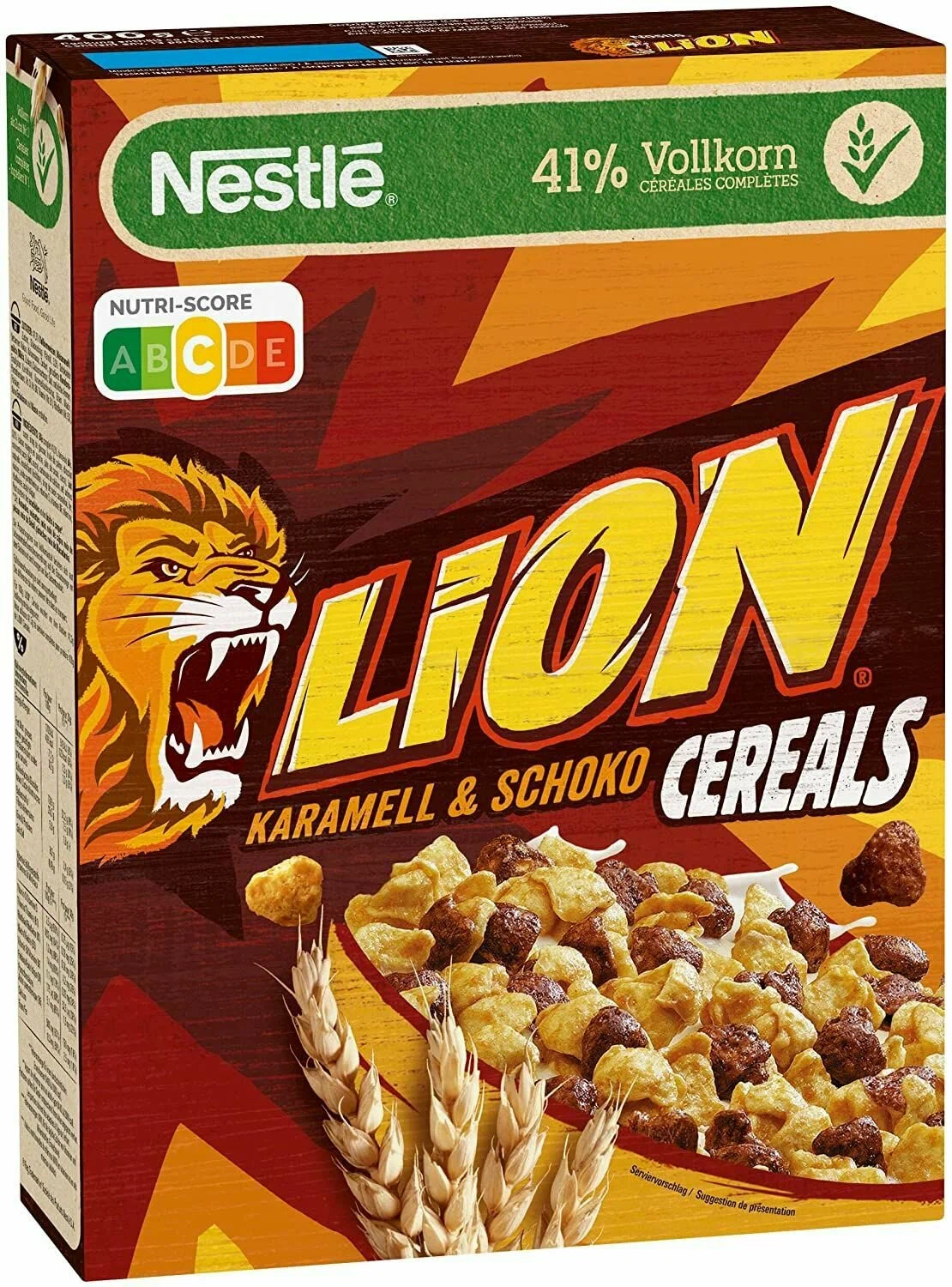 Готовый сухой завтрак Лайн Карамель и Шоколад, 360г, Nestle