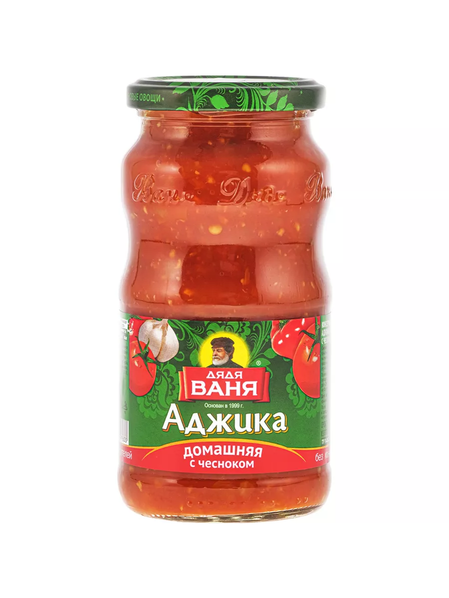 Аджика домашняя с чесноком Дядя Ваня 460г