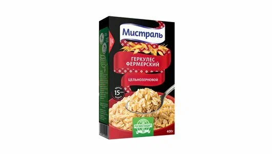 Хлопья Мистраль Геркулес фермерский 400г